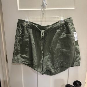 Old Navy Olive Green Women Shorts